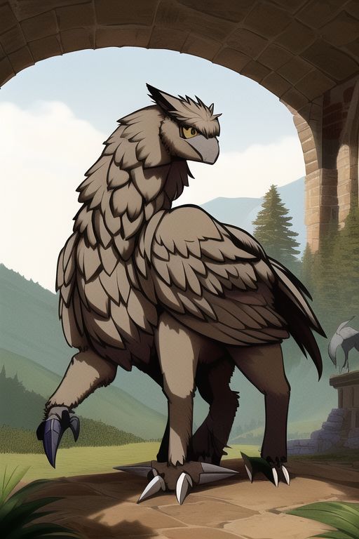 An image depicting Hippogriff (Medieval)